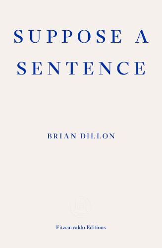 ‘Suppose a Sentence’ by Brian Dillon