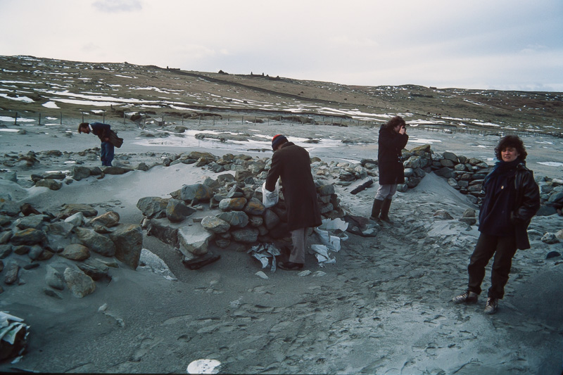 Archaeologists sight-seeing