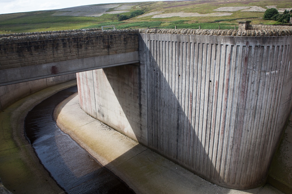 Spillway bridge, Walshaw Dean Middle Reservoir