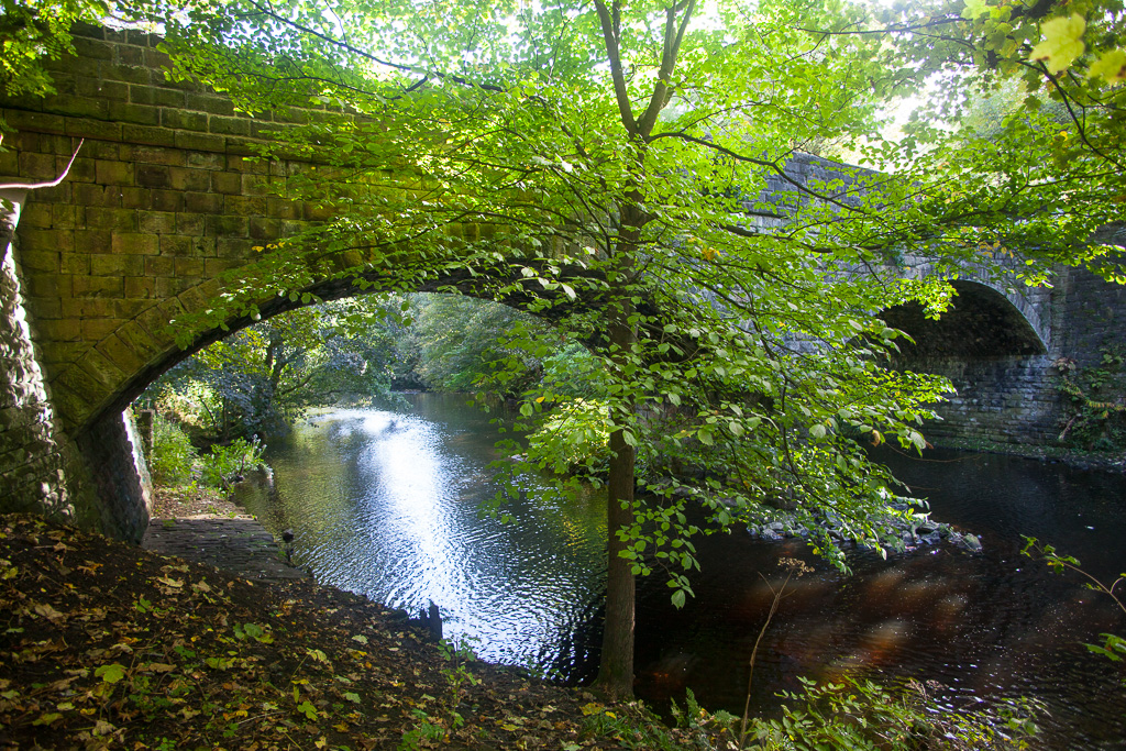 Station Road bridge over the River Calder
