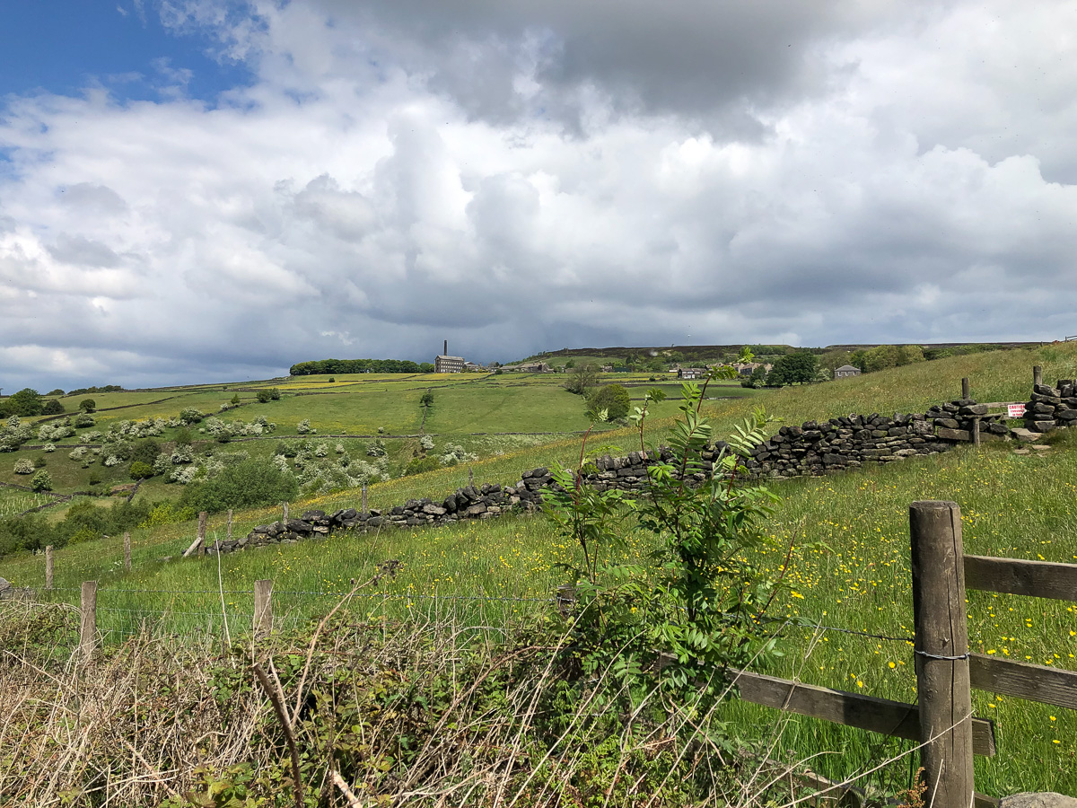 Walking down into Hebden Bridge