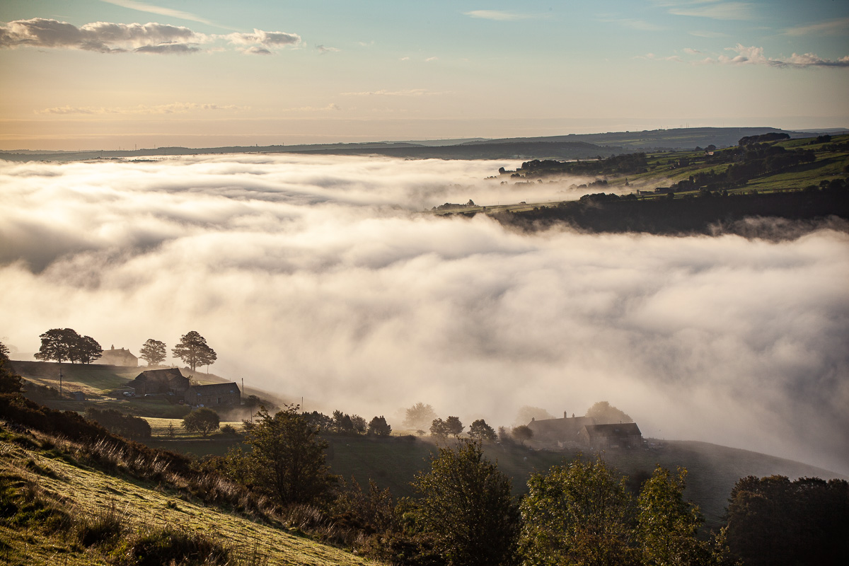Cloud-sea, upper Calder Valley