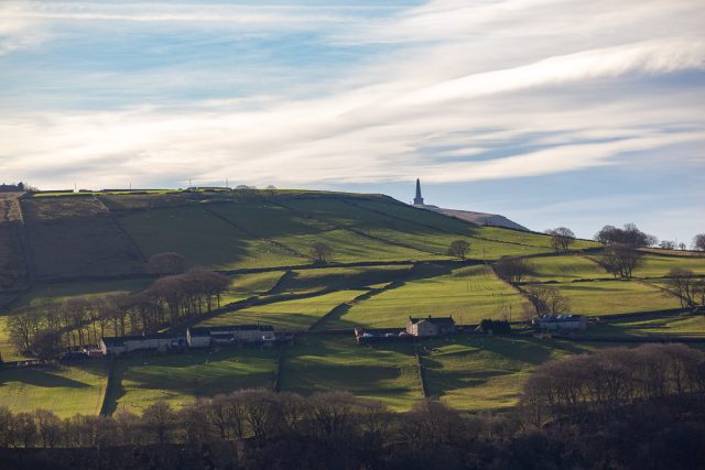 Towards Stoodley Pike Monument