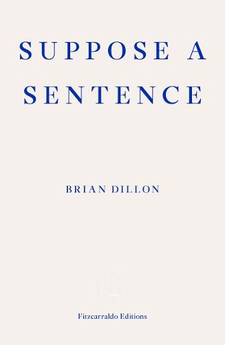 Book review: ‘Suppose a Sentence’ by Brian Dillon