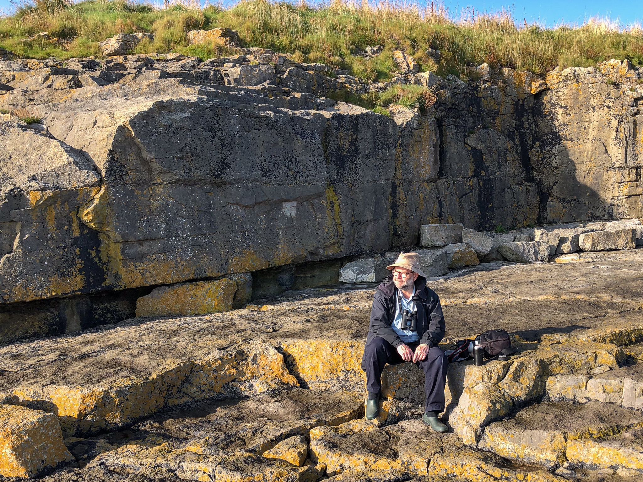 Sitting on my favourite rock, September 2021.